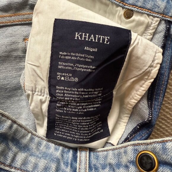 KHAITE Abigail Boyfriend Jeans 25 EUC - Picture 8 of 13